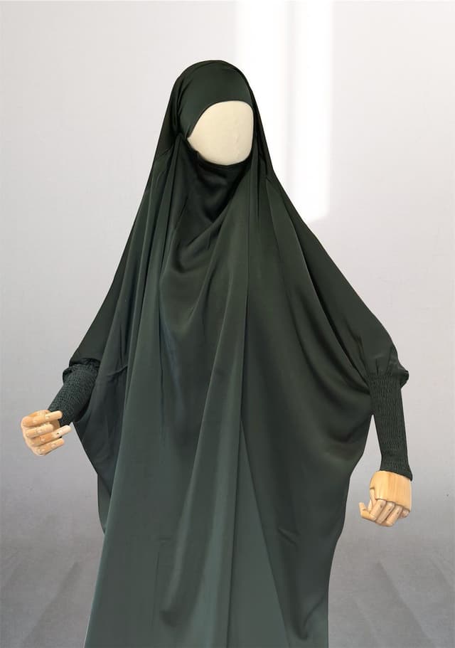 Aisha Jilbāb Classic Forest Green