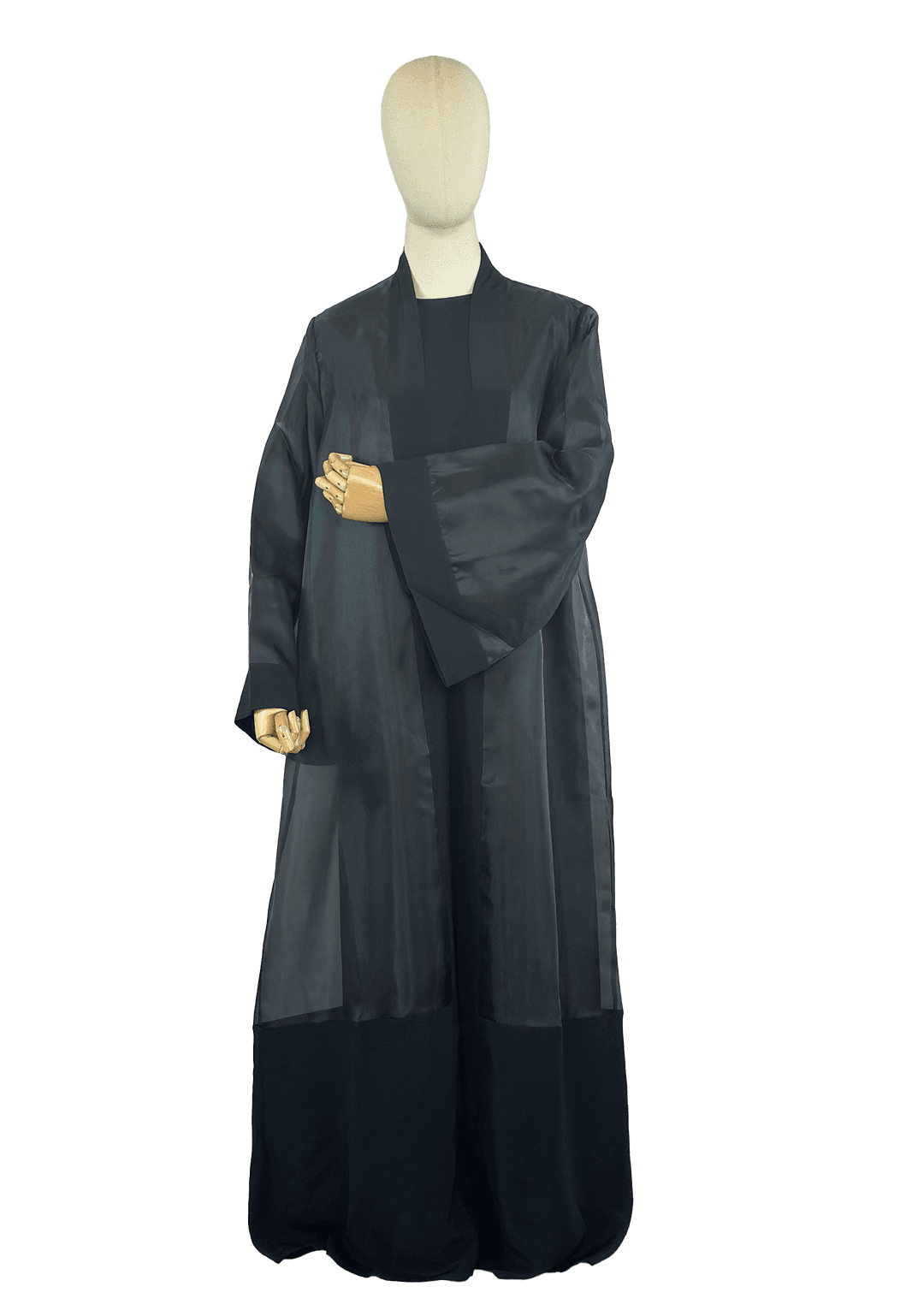 Estee Open Abaya - Black