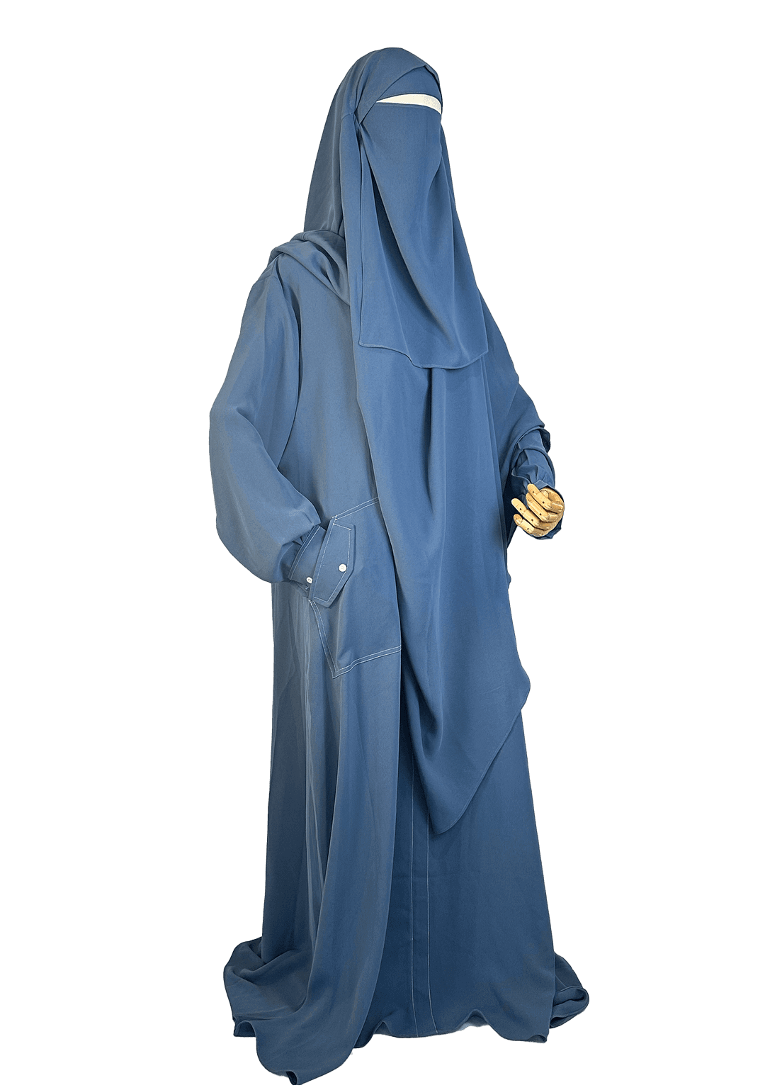 Casual 2pc Jilbab - Deep Blue Sky